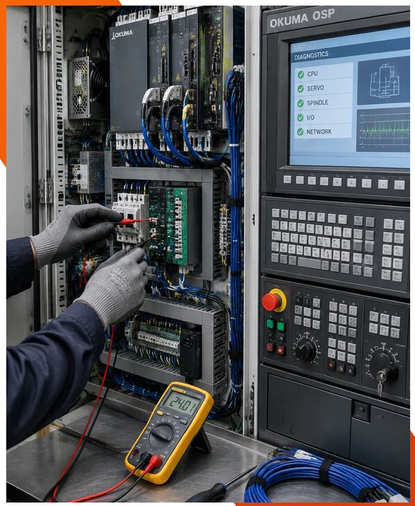 Ремонт систем ЧПУ Okuma OSP в Дальнереченске